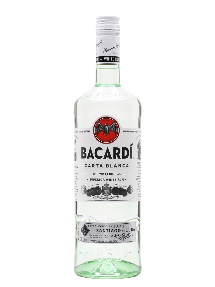 RƯỢU BACARDI - CARTA BLANCA - WHITE RUM - 750ML / 40%