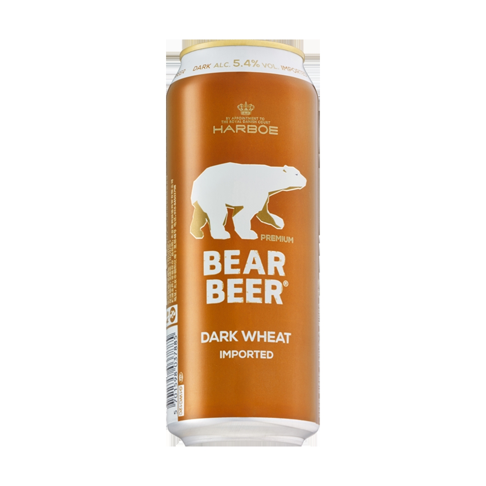 Bia Gấu Bear Beer Dark Wheat 5,4% – Lon 500ml – Thùng 24 Lon