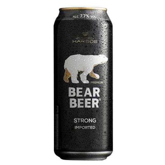  Bia Gấu Bear Beer Strong Lager 7,7% – Lon 500ml – Thùng 24 Lon