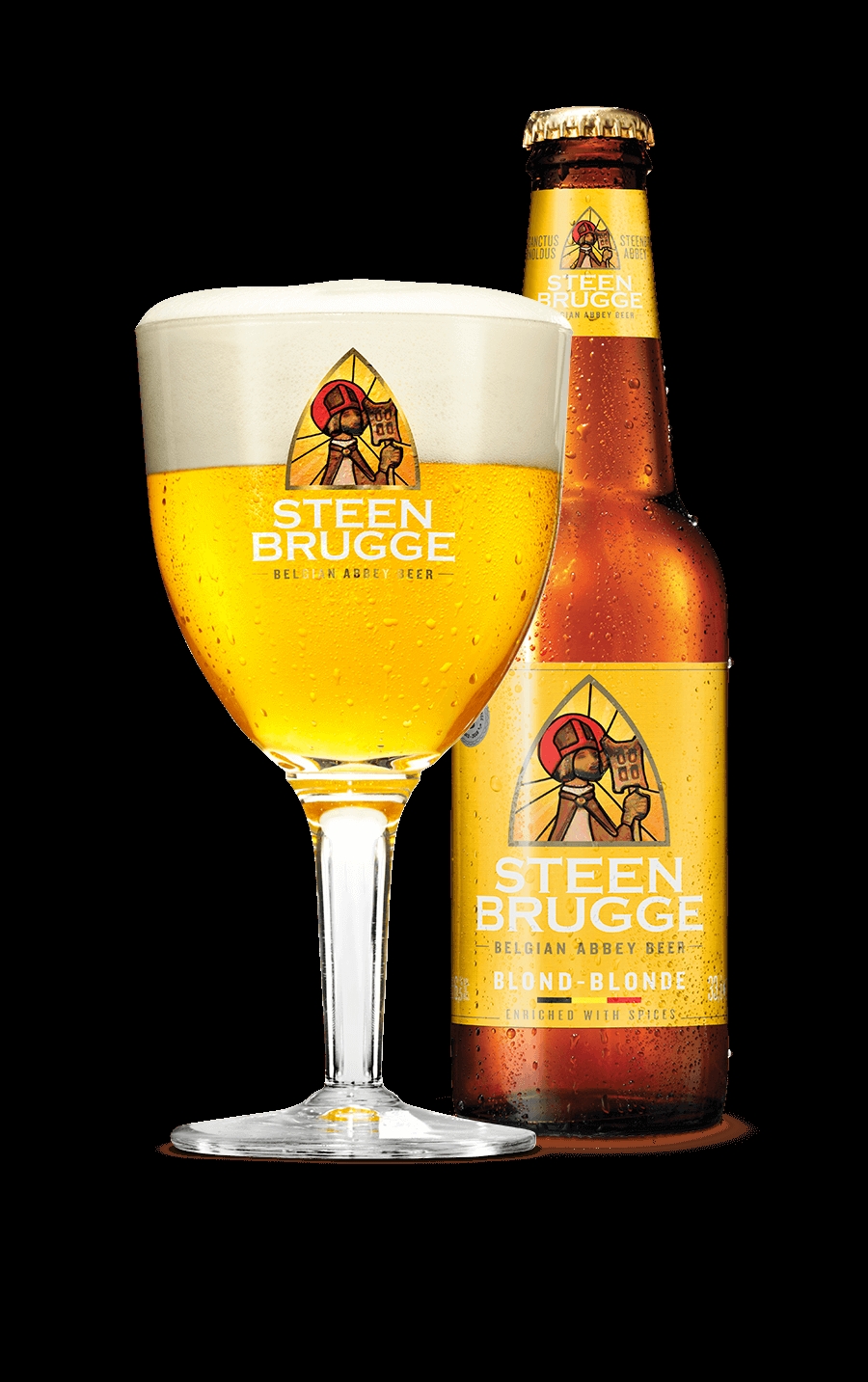Bia Steenbrugge Blond 6.5% – Chai 330ml – Thùng 24 Chai