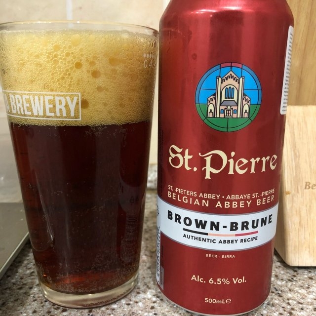 Bia St.Pierre Brune 6.5% – Lon 500ml – Thùng 24 Lon