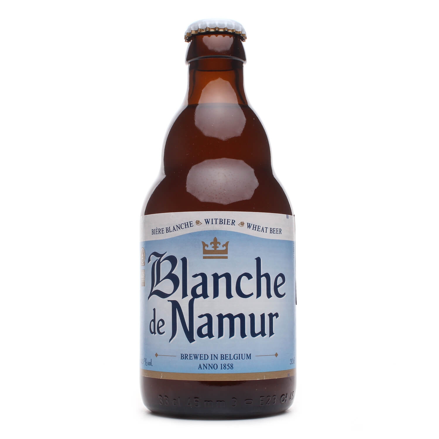 Bia Blanche de Namur 4.5% – Chai 330ml – Thùng 12 Chai
