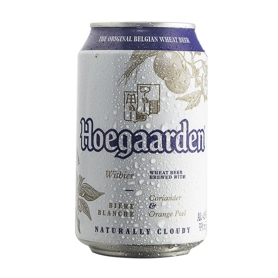 Bia Hoegaarden White 4.9% – Lon 330ml – Thùng 24 Lon
