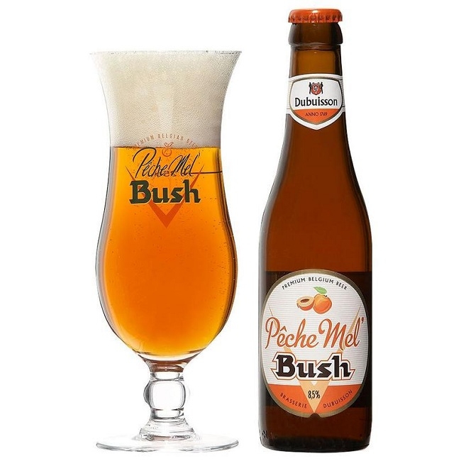 Bia Bush Peche Mel 8.5% – Chai 330ml – Thùng 24 Chai