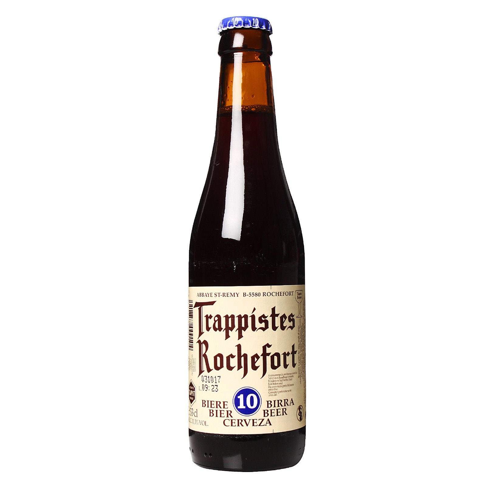 Bia Rochefort 10 11,3% – Chai 330ml – Thùng 24 Chai