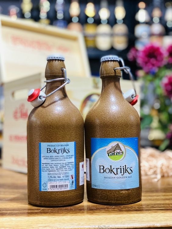 Hộp Quà Bia Sứ Bokrijks 7,2% – Chai 500ml – Hộp 6 chai