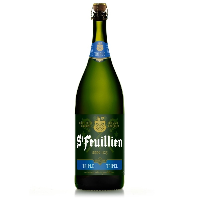 Bia St Feuillien Triple 8,5% – Chai 1500ml – Thùng 4 Chai