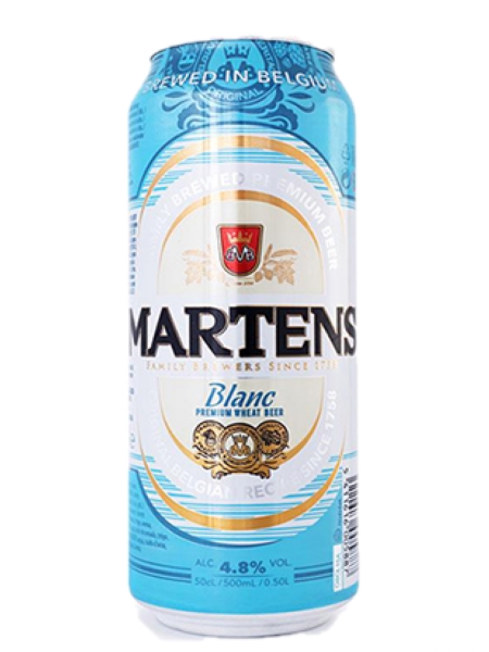 Bia Martens Blanc 4.8% – Lon 500ml – Thùng 24 Lon