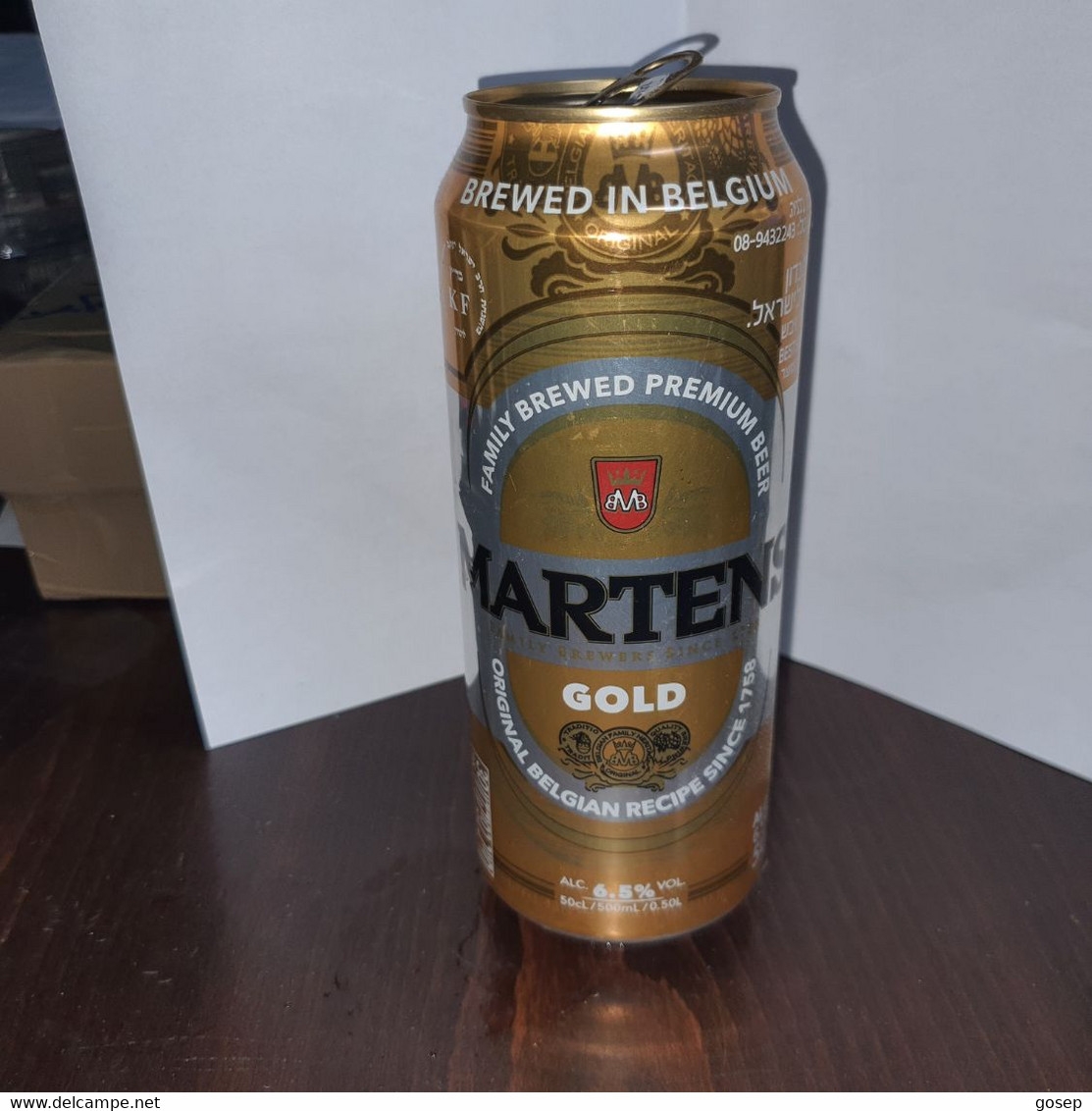Bia Martens Gold 6.5% – Lon 500ml – Thùng 24 Lon