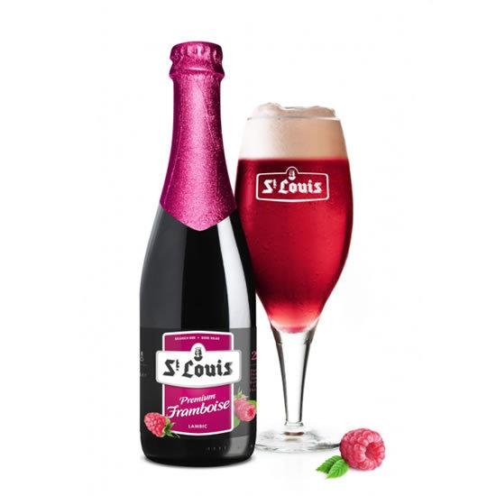 Bia St. Louis Premium Framboise 2.8% – Chai 250ml – Thùng 24 Chai