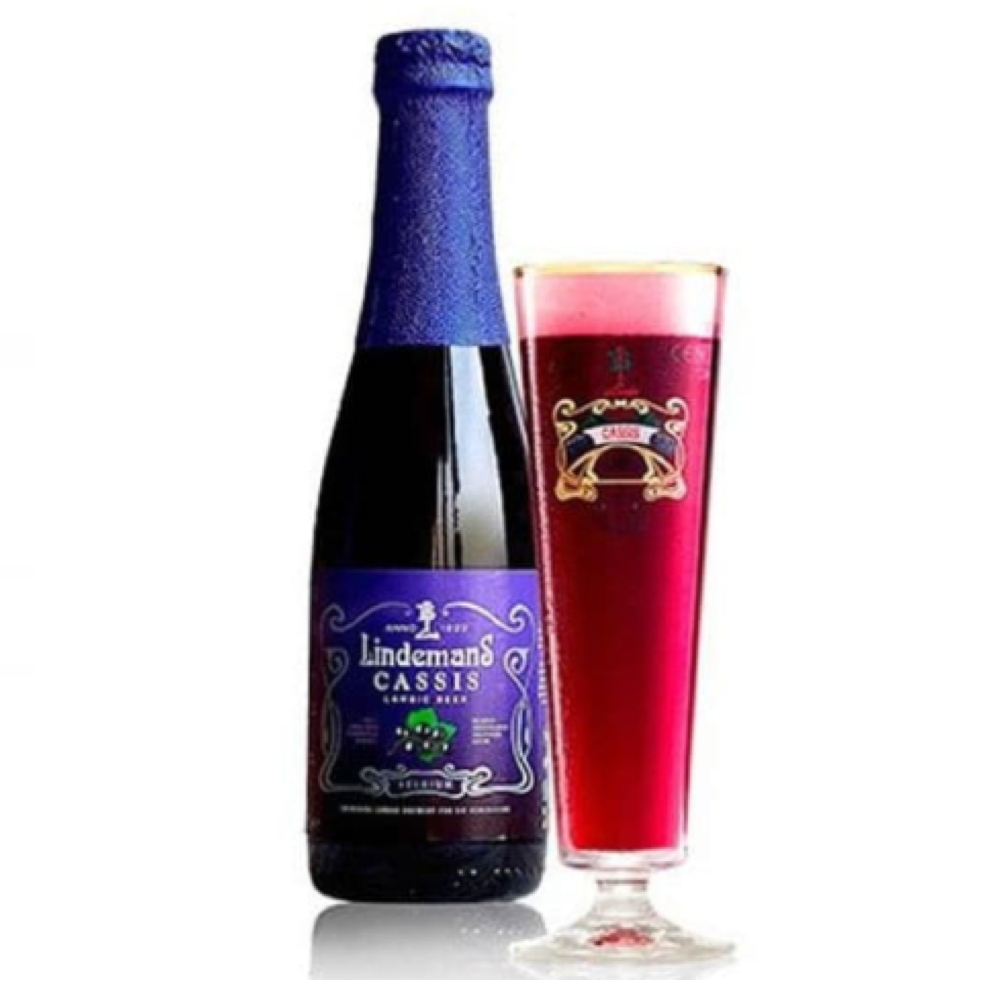 Bia Lindemans Cassis 3.5% – Chai 330ml – Thùng 24 Chai
