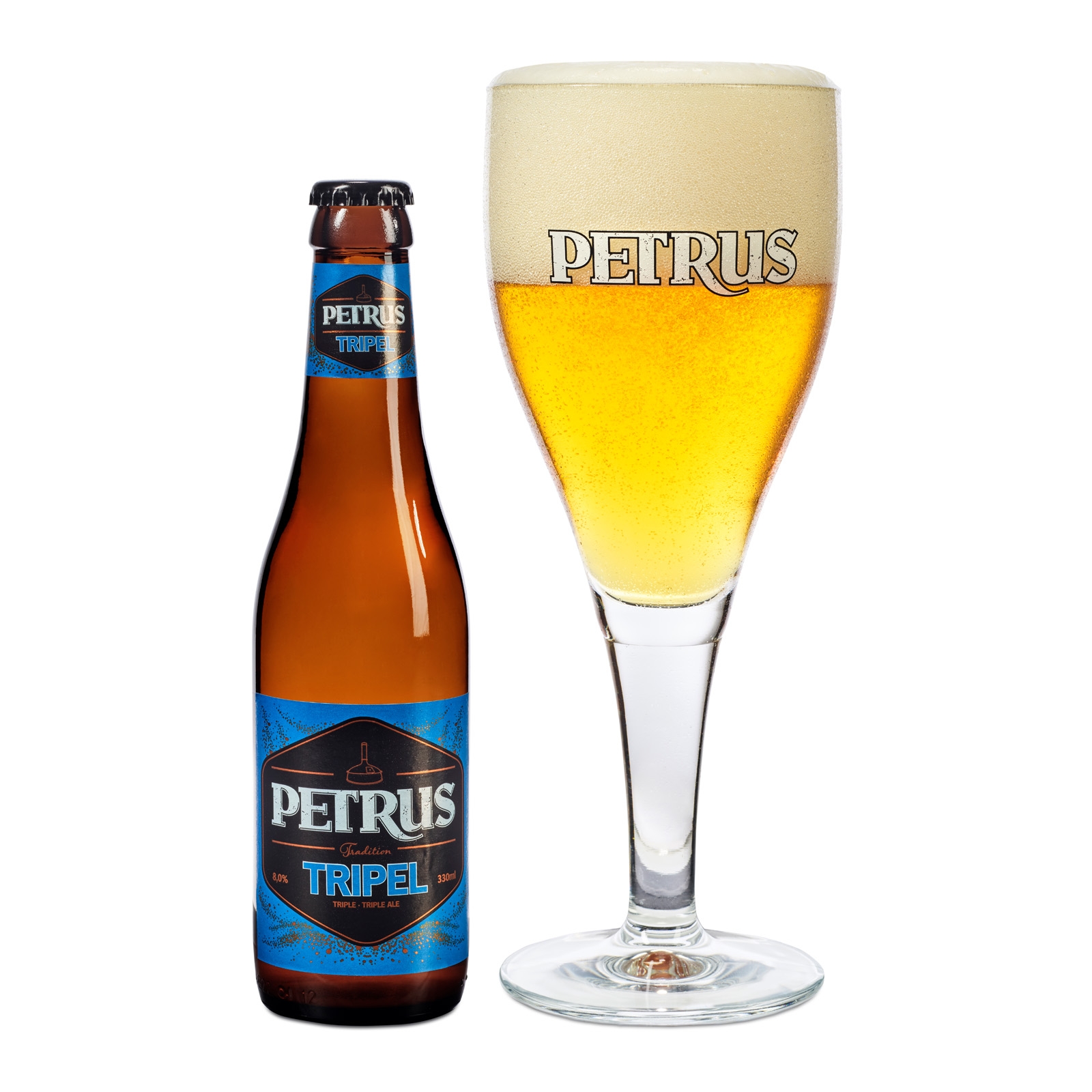  Bia Petrus Tripel 8% – Chai 330ml – Thùng 24 Chai