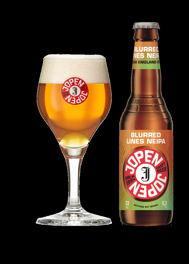 Bia Jopen Blurred Lines Neipa 5.3% – Chai 330ml – Thùng 24 Chai