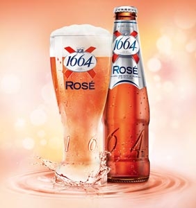 Bia Kronenbourg 1664 Rose 4.5% – Chai 250ml – Thùng 24 Chai