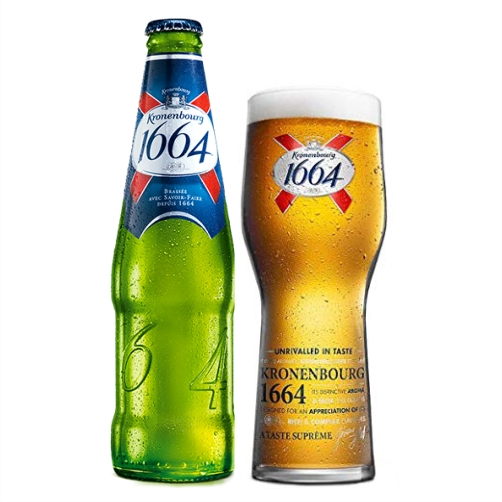 Bia Kronenbourg 1664 5.5% – Chai 250ml – Thùng 20 Chai