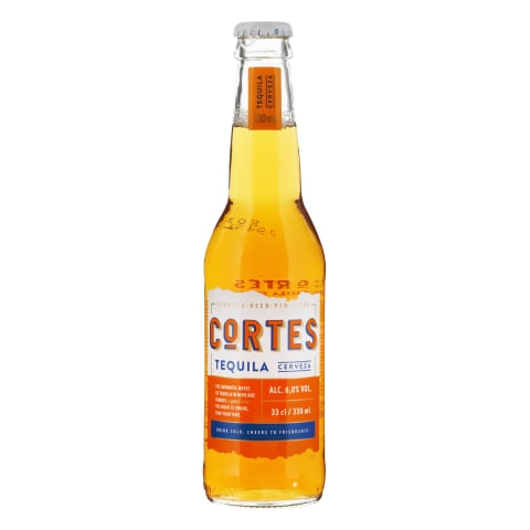 Bia Cortes Tequila 6% – Chai 330ml – Thùng 24 Chai