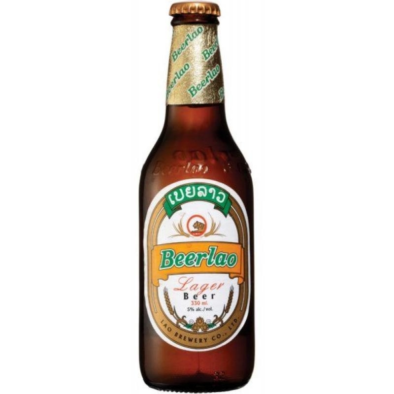  Bia Beerlao Lager 5% – Chai 330ml – Thùng 24 Chai