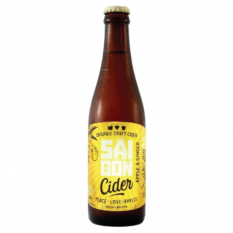Bia Sai Gon Cider 4.7% – Chai 330ml – Thùng 24 Chai