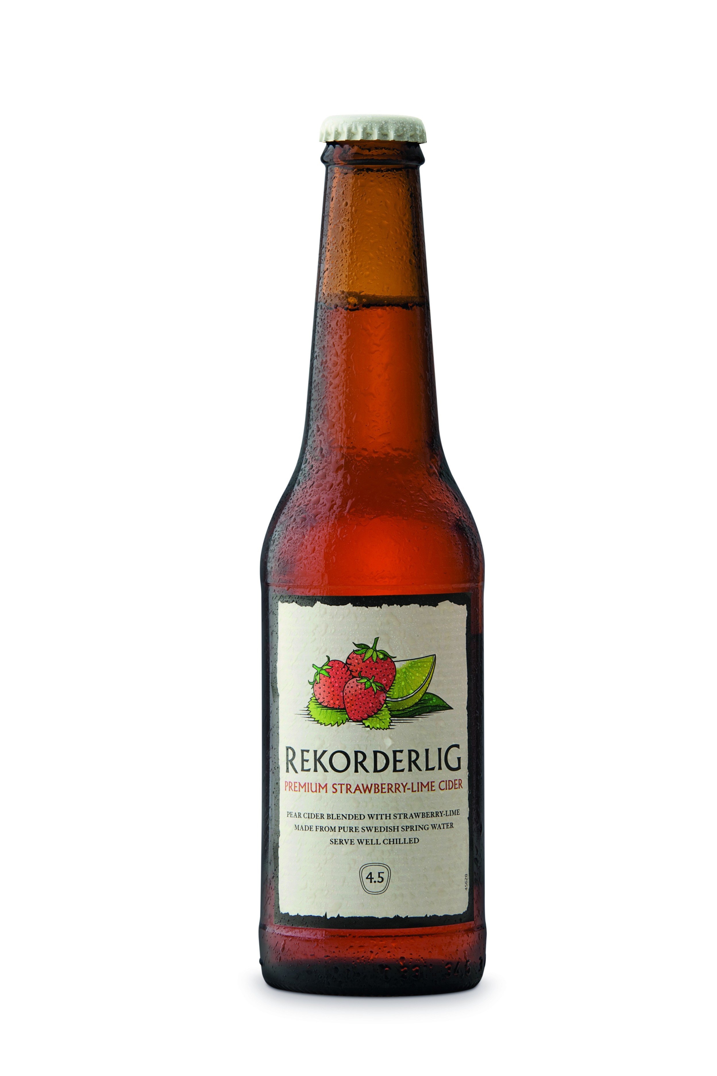 Bia Rekorderlig Strawberry Lime 4.5% – Chai 330ml – Thùng 24 Chai