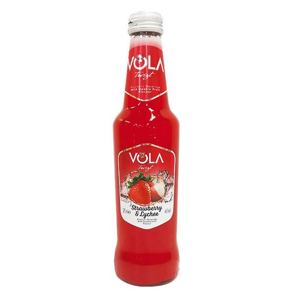  Nước Trái Cây Lên Men Vola Strawberry & Lychee 4.5% – Chai 275ml – Thùng 12 Chai