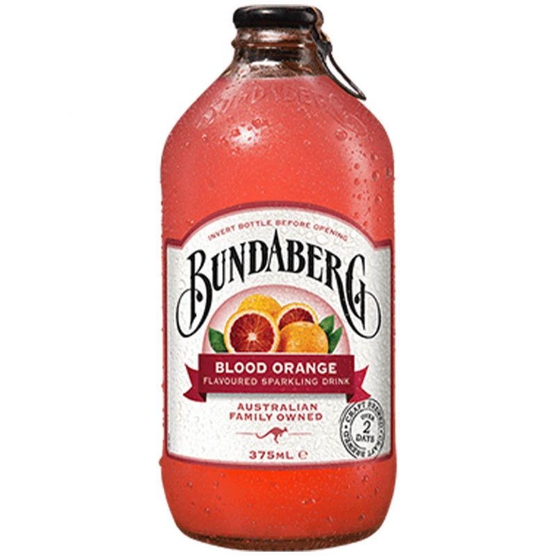  Nước Ép Cam Đỏ Bundaberg Blood Orange – Chai 375ml – Thùng 24 Chai