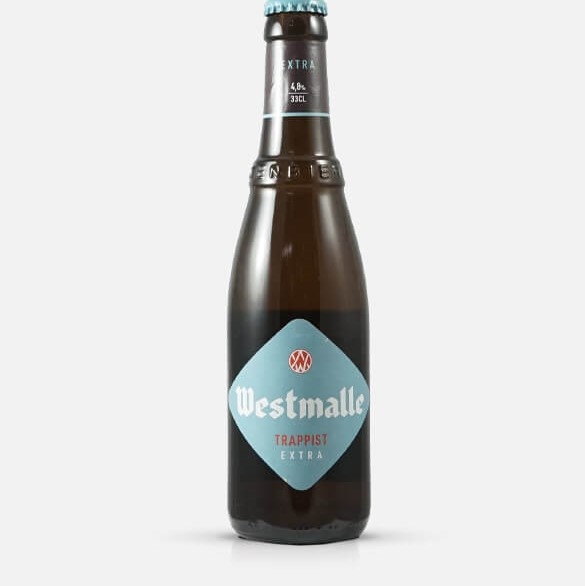 Bia Westmalle Trappist Extra 4.8% – Chai 330ml – Thùng 24 Chai