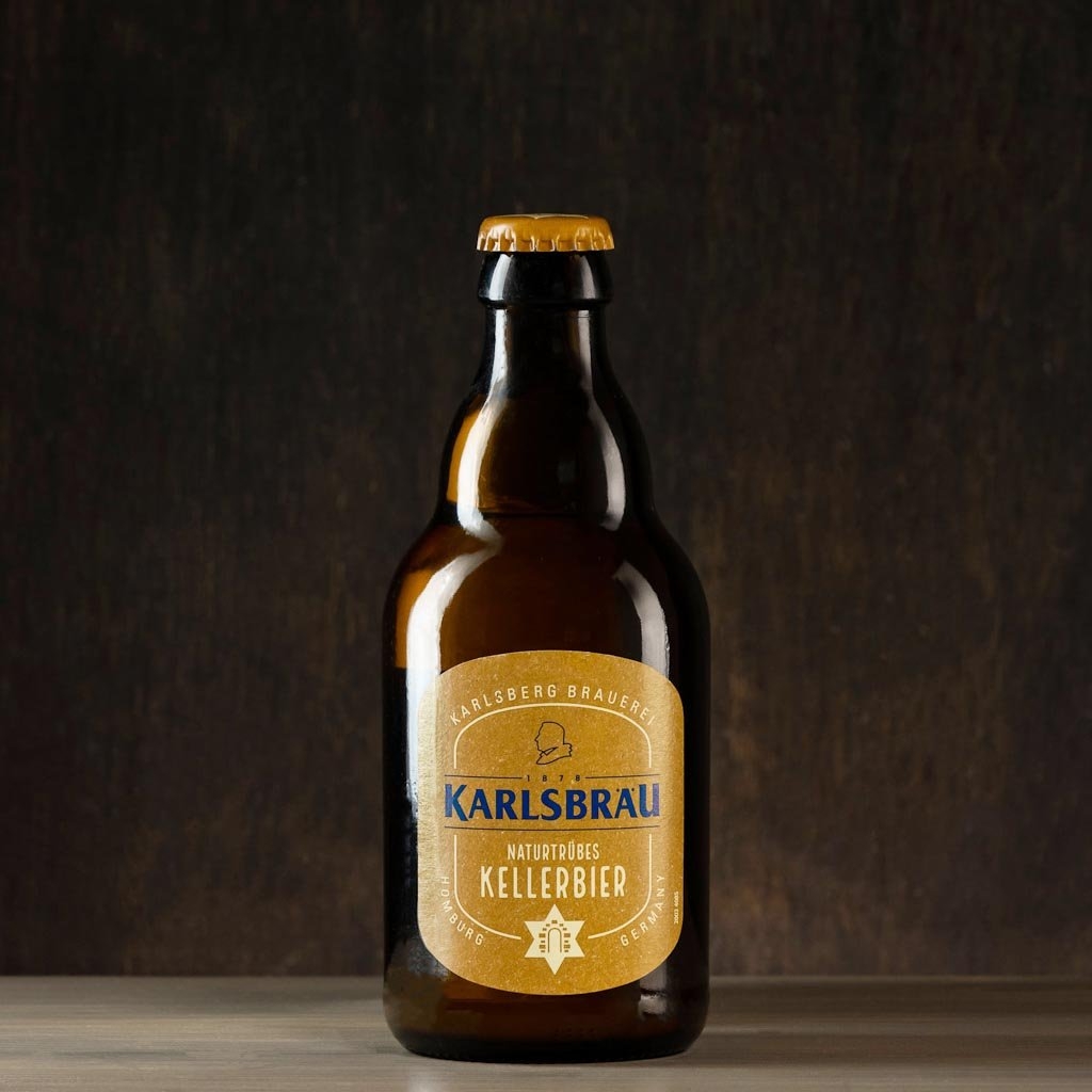 Bia Karlsbrau Kellerbier 5.2% – Chai 330ml – Thùng 20 Chai