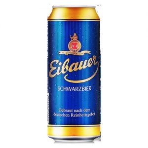 Bia Eibauer Schwarzbier 4.5% – Lon 500ml – Thùng 24 Lon