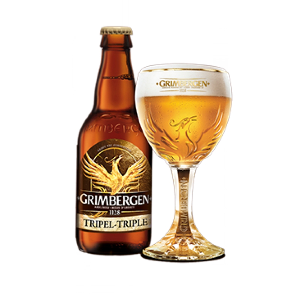 Bia Grimbergen Tripel 9% – Chai 330ml – Thùng 24 Chai