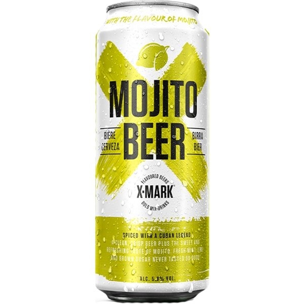 Bia X – Mark Mojito Beer 5.9% – Lon 500ml – Thùng 12 Lon