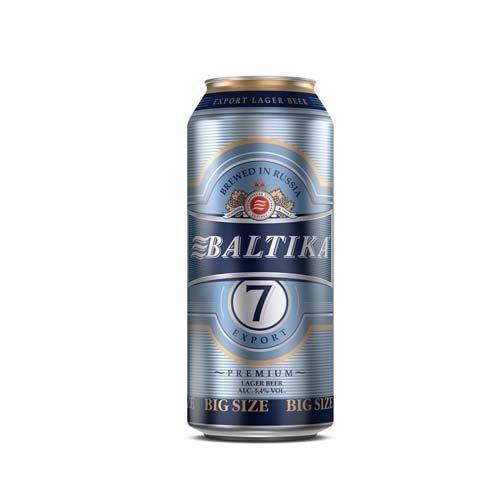 Bia Baltika 7  5% – Lon 900ml – Thùng 12 Lon