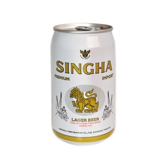 Bia Singha 5% – Lon 330ml – Thùng 24 Lon