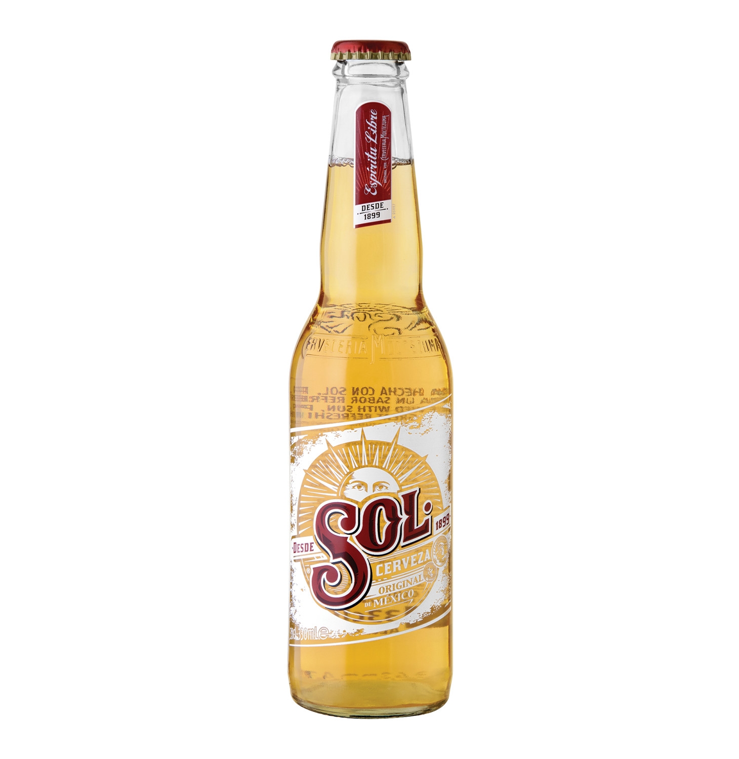  Bia Sol Cerveza Original 4.5% – Chai 330ml – Thùng 24 Chai