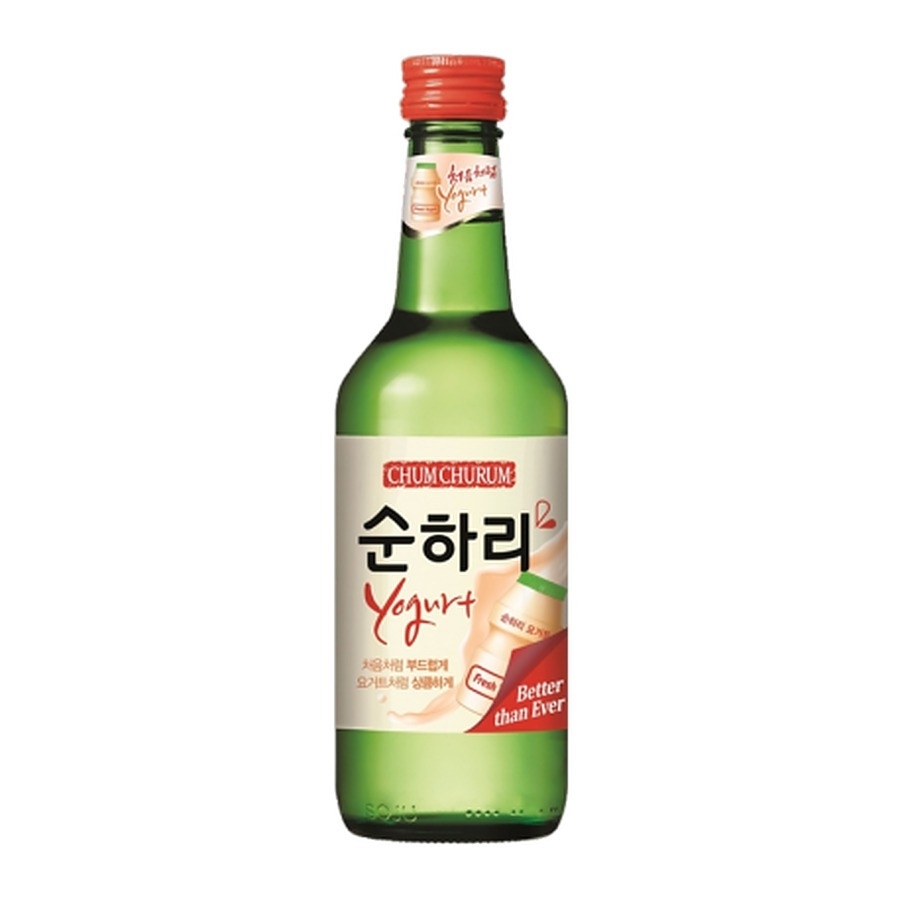 Rượu Soju Chum Churum Yougurt 14% – Chai 360ml – Thùng 20 Chai